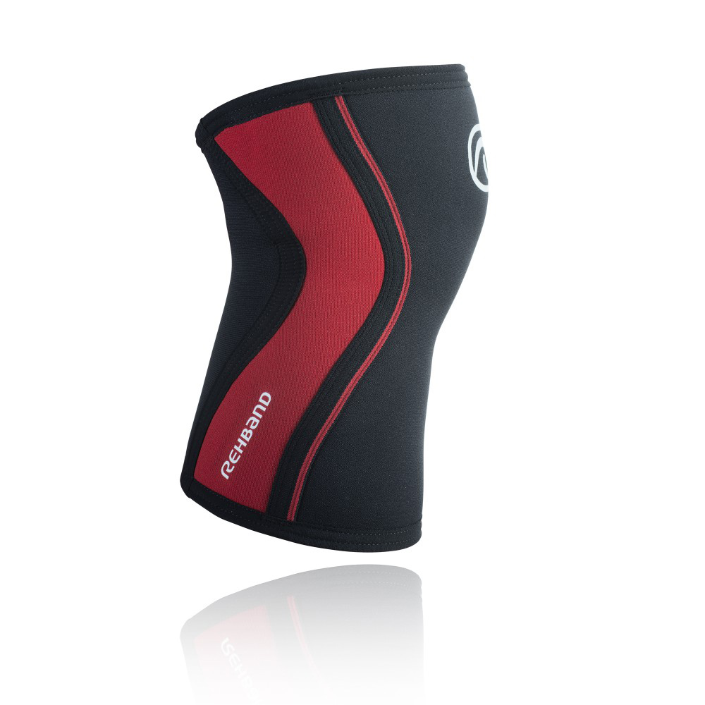 Knestøtte Rehband Rx 3 mm Svart/Rød, Størrelse: XS
